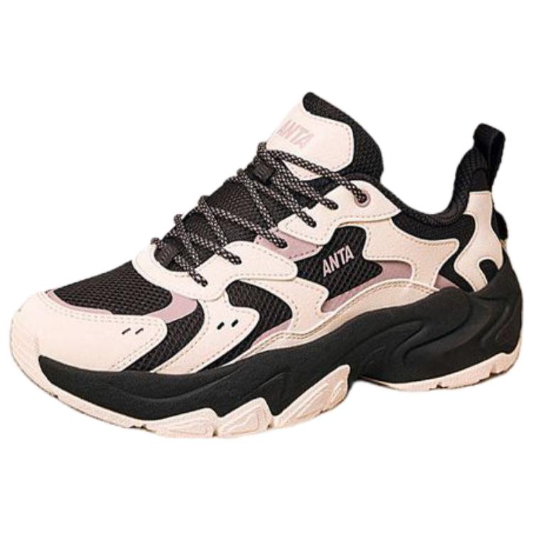 

Anta Star Sea 2.0 Minimalist Fashion Shock Absorbing Non-Slip Breathable Low-Top Dad Shoes Women sneaker Brown Pink White 922538839-4 35.5
