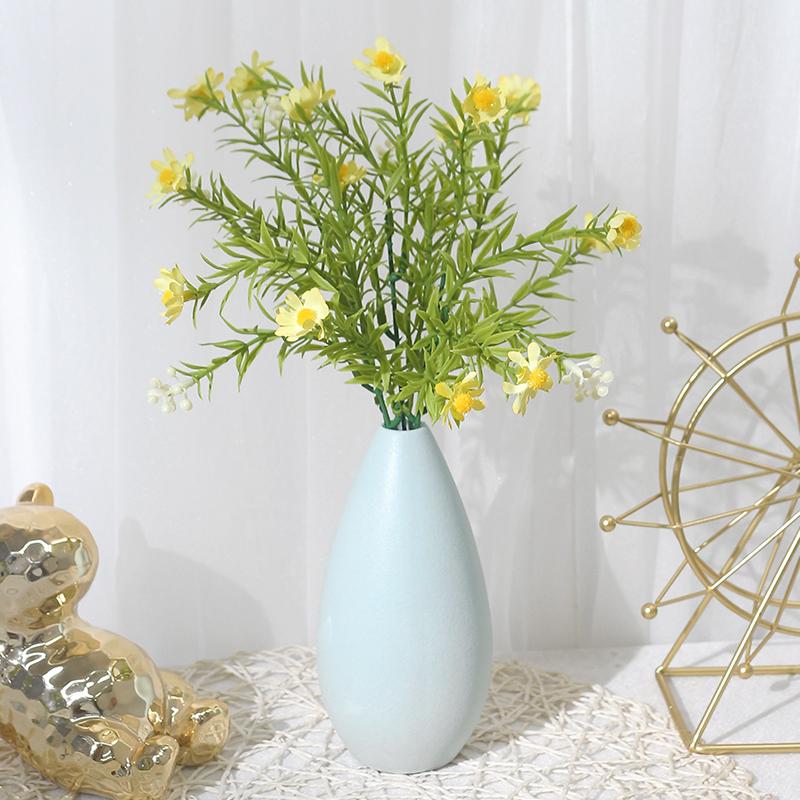 15Head Artificial Daisy Bouquet Living Room Dining Table Decoration Room Decoration Bridal Wedding Decor Party Festival Accessor