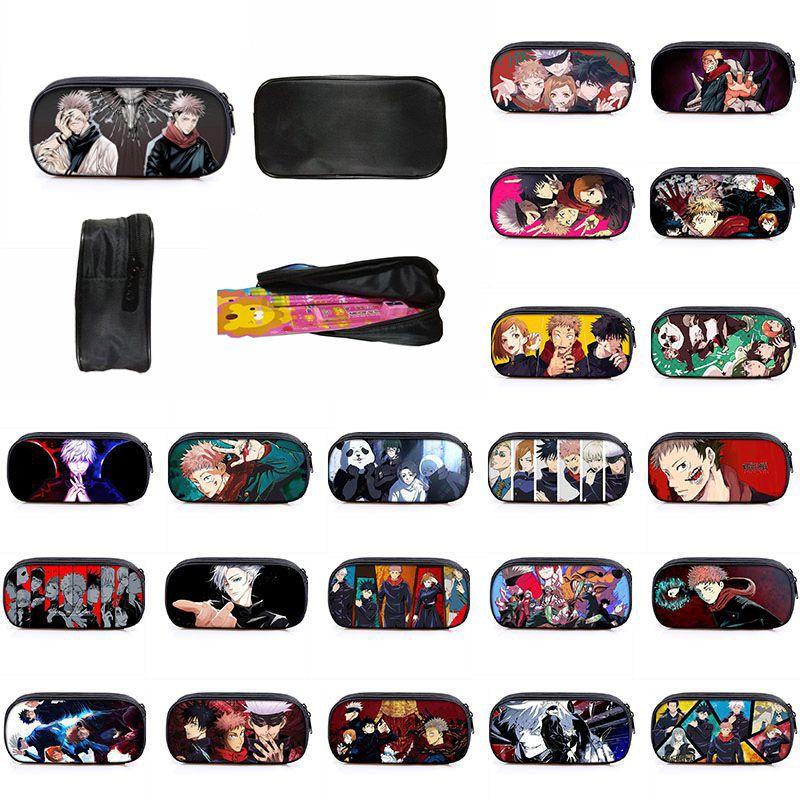 Jujutsu Kaisen Pencil Box With Large Capacity For Students And Makeup Essentials