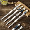 5Pair Japanese Style Ceramic Chopsticks Easy To Clean Antibacterial Home Healthy Bone China Chopsticks Sushi Tableware Gifts