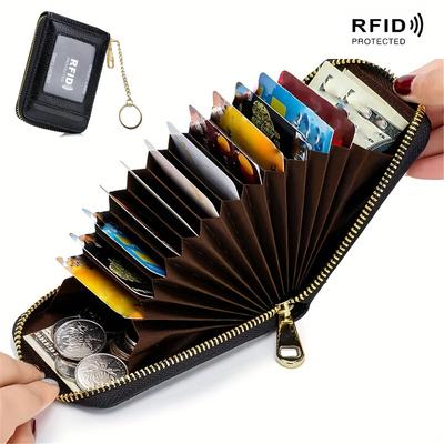 Monedero informal de cuero genuino para hombre y mujer, cartera con superficie suave, a la moda, con dibujos animados, para tarjetas y pasaporte, novedad de 2023