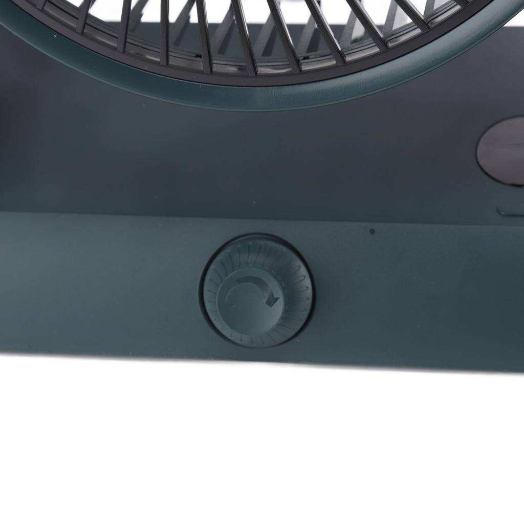 USB Small Desk Fans 2 s LED Silent 5000mAh Battery Re able Portable Desk Fan for Outdoor Camping