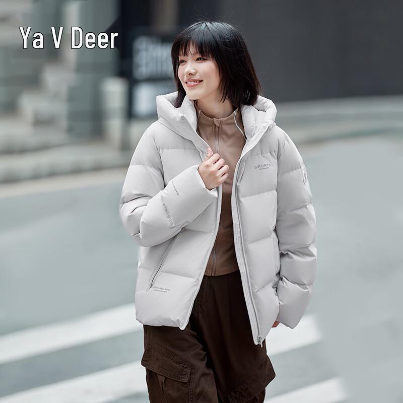 Yalu Women's Fashion Hooded Short Puffer Jacket