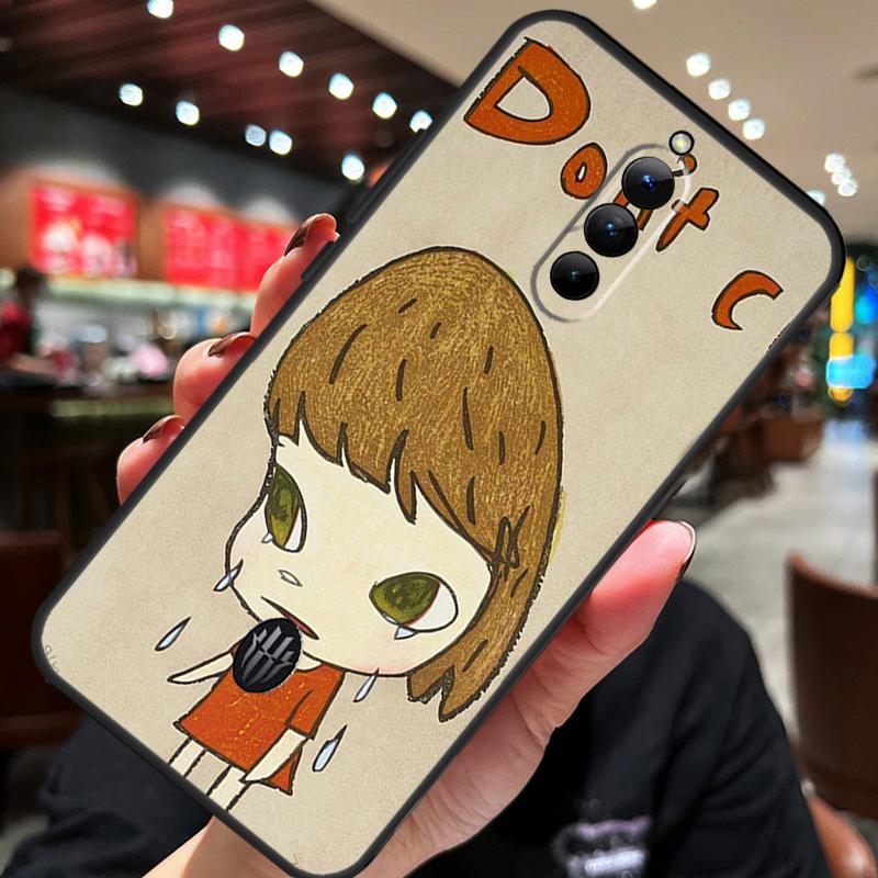 Cartoon Aesthetic Yoshitomo Nara Case For ZTE Nubia Red Magic 10 Air 7 6S 7S Pro Red Magic 11 10 9 8 8S 9S 10S Pro Plus Cover