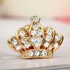 Módní Crown Kamínky Brož Pin Ženy Košile Bunda Límec Dekor Šperky