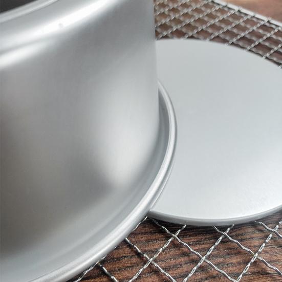 3Pcs/Set 2Inch Cake Baking Pan Useful Removable Bottom Aluminum Alloy Lightweight Round Cheesecake Pan for Baking