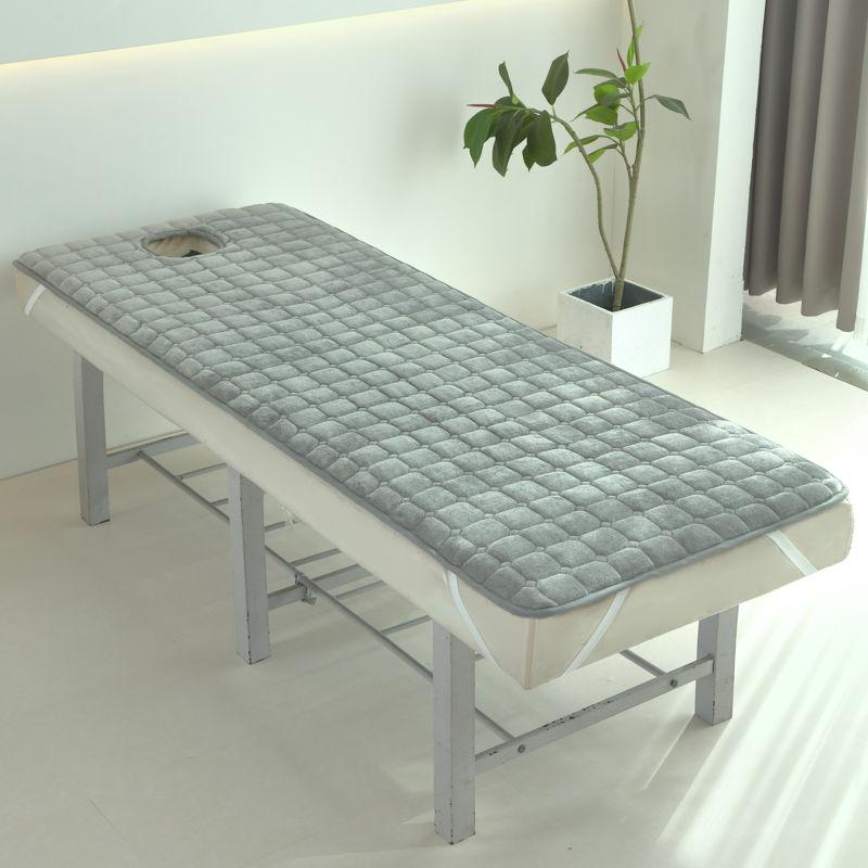 Thickened Velvet Beauty Mattress with Holes Soft Non slip and Warm Mattress Sheet Lunch Break Folding Mattress