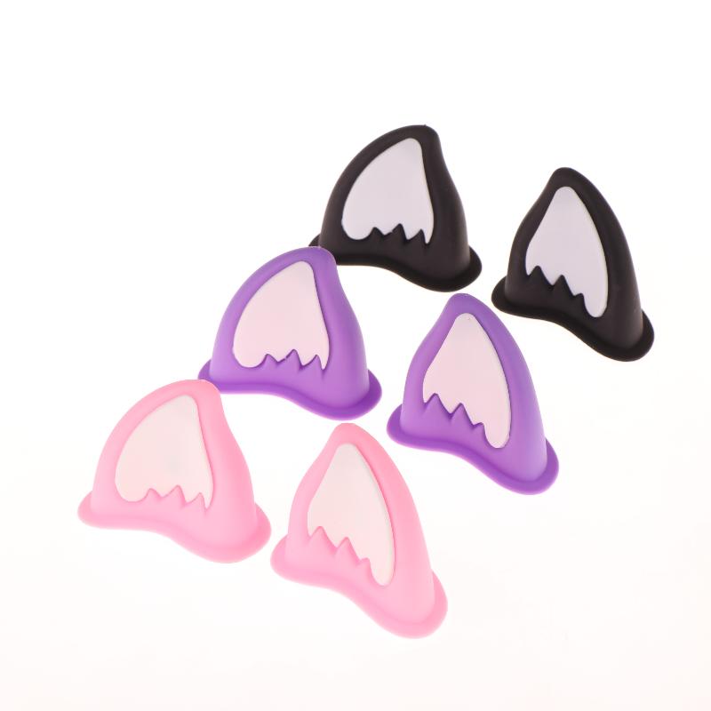 Motorsykkelhjelm Katteørepynt Hjelmøretilbehør For Scooter Sykkel Selvklebende Motorsykkel For Skateboard For Sykling