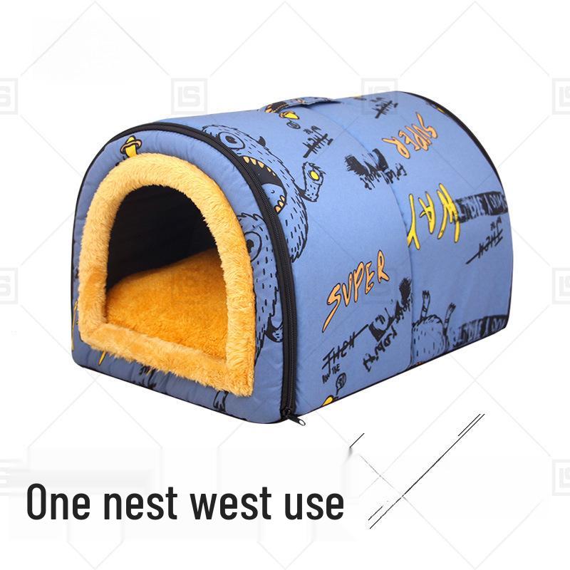 Waterproof Outdoor Pet House: Rainproof, All-Season Shelter for Cats & Dogs