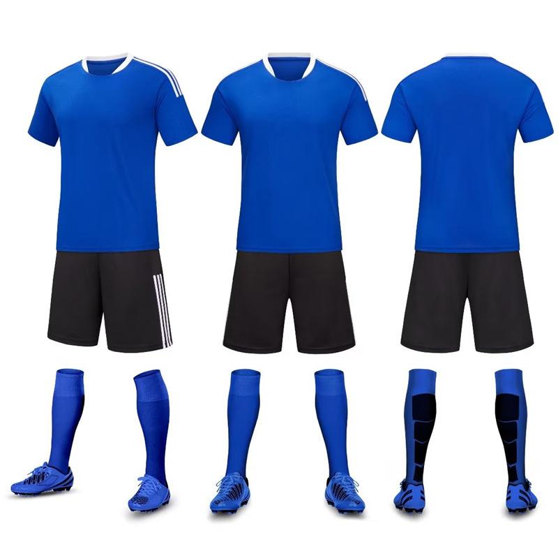 Kids Adult Soccer Uniform Sportssuit Men'S And Women'S Short Sleeve Jersey Soccer Training Team Uniform Summer