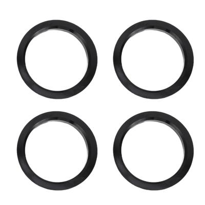 INFINAUTO Hub Centric Ring 60.1mm ID 73.1mm OD Car Wheel Hub Ring ABS Plastic Black 4pcs