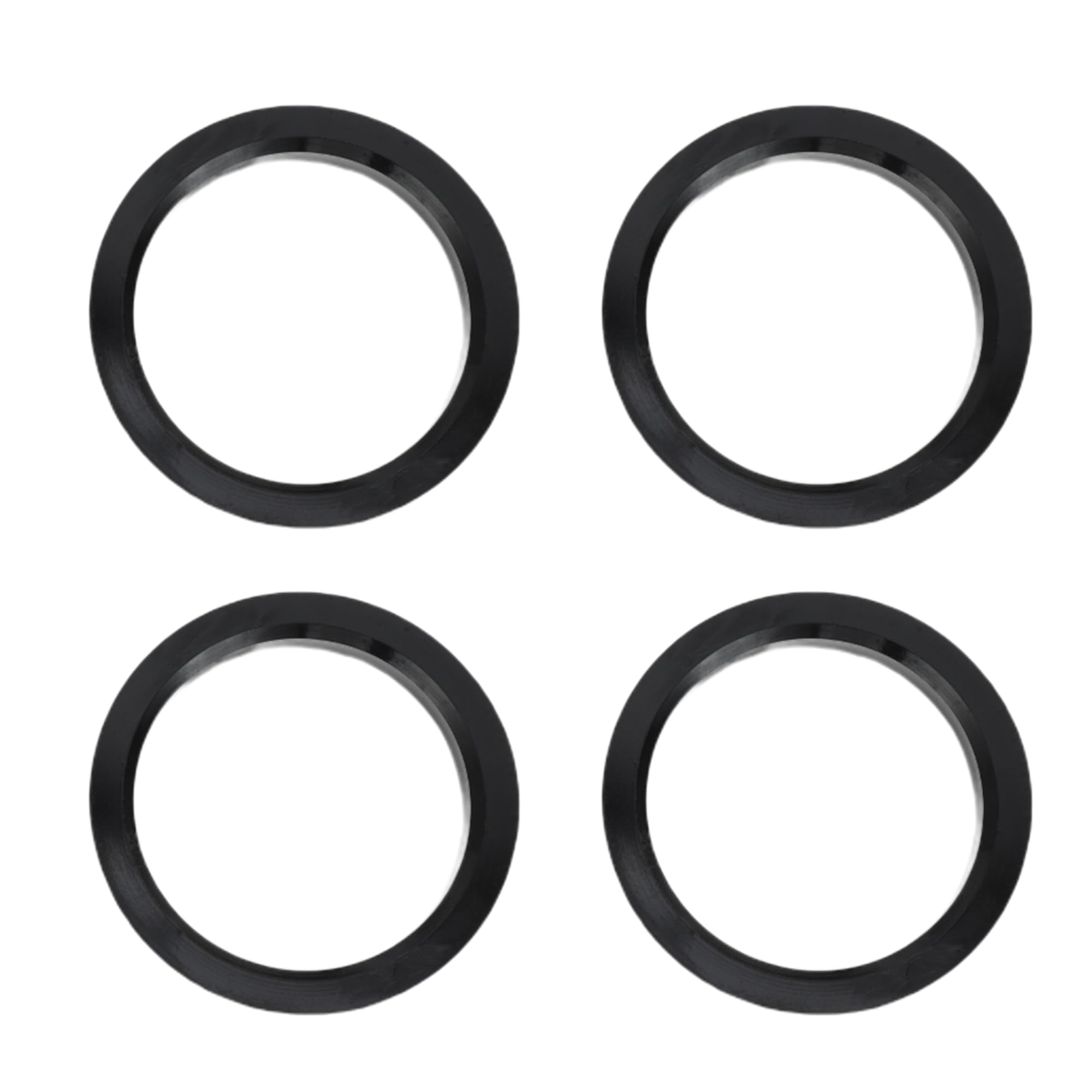 

INFINAUTO Центрирующее кольцо 60.1мм ID 73.1мм OD Кольцо ступицы автомобильного колеса Пластик ABS Черный 4шт чёрный