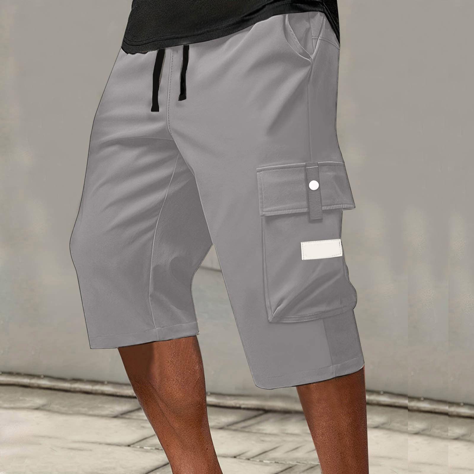 

Мужские спортивные штаны со шнуровкой, мужские шорты-карго, повседневные брюки XXXL