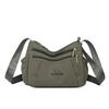 Women Nylon Crossbody Bag Multi Pocket Shoulder Handbag with Adjustable Strap