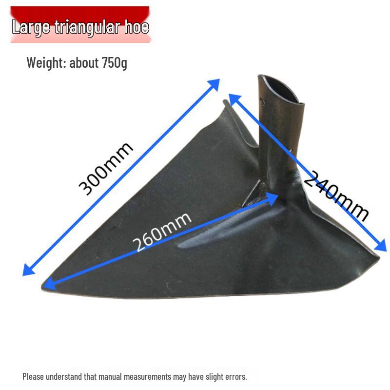 Heavy-Duty Agricultural Triangle Hoe