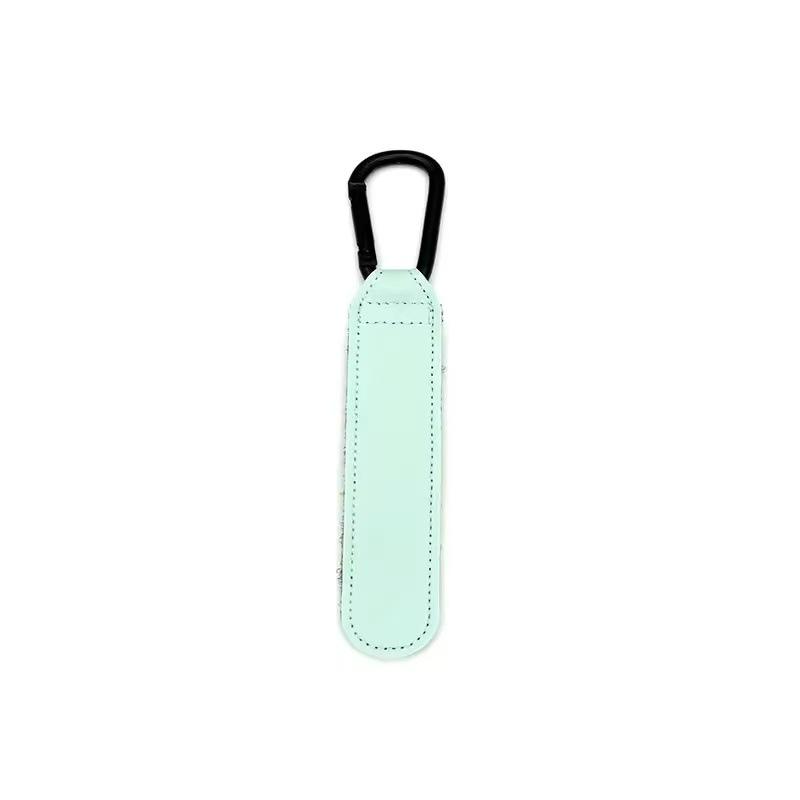 PU Leather Baby Stroller Handle Hook with Portable Velcro Carabiner