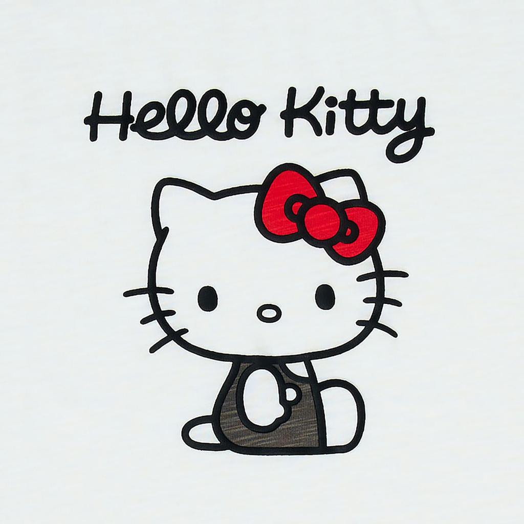 Sanrio Oversized Hello Kitty White 824801 T-Shirt