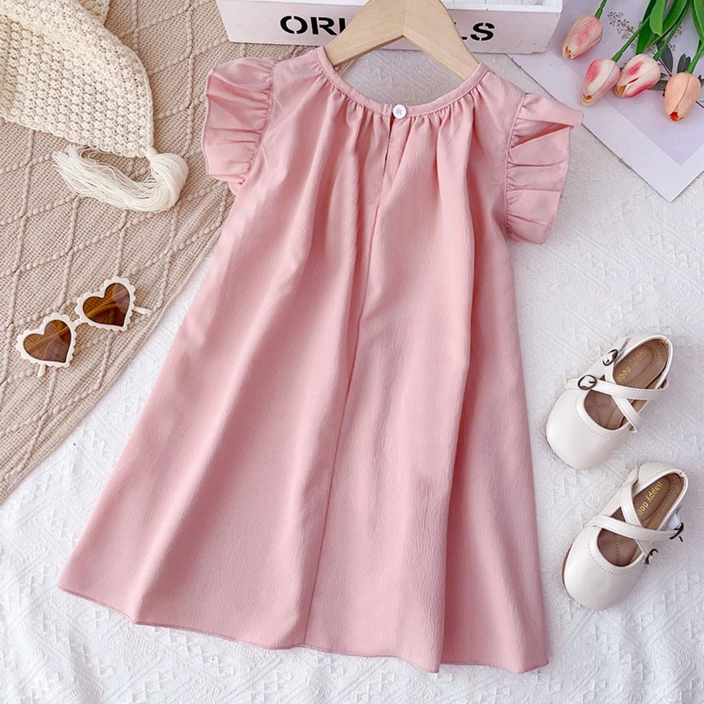 Children's Skirt Lace Princess Skirt Small Flying Sleeve Dress