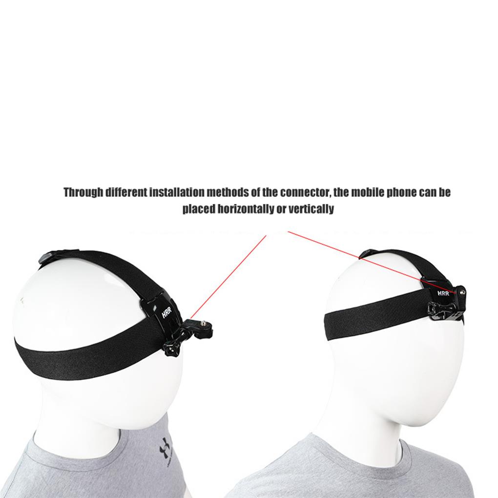 Headband Phone Holder Tool Fixed Holders Adjustable Stable Clamping Fixation Phones Mount Head Straps Clip Fixing Accessory