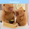 Adorable Hamburger Backpack Capybara Plush Toy For Kids Soft And Cuddly Stuffed Animal