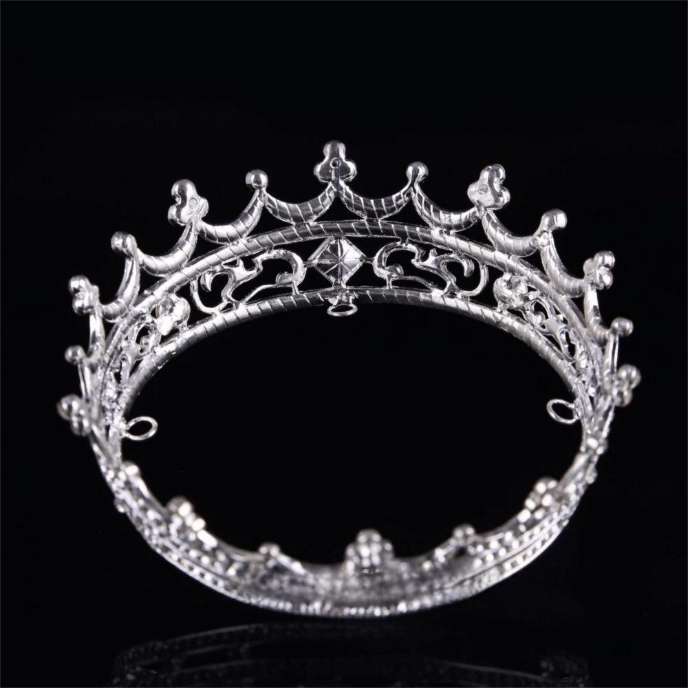 Rhinestone Baroque Crown Crystal Wedding Hair Jewelry Crystal Bridal Tiara  Prom Night