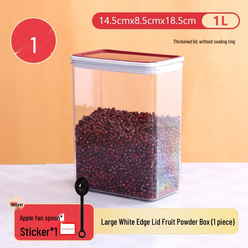 Ally 1L Square Plastic Sealed Food Storage Container