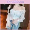 French Style Sleeveless Chiffon Blouse With 3d Print For Elegant Office Wear