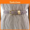 Waist Cowhide Womens Belt With Metal Pin Buckle Dress Suit Shapewear Belt