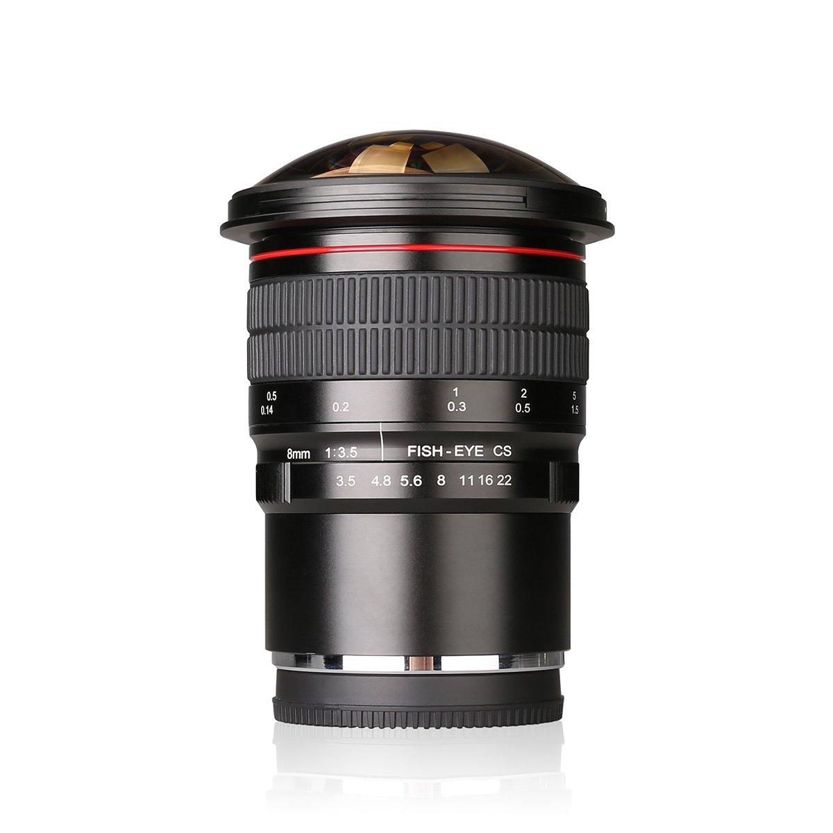

Meike MK 8mm Fisheye Lens Ultra HD Manual Focus Lens Compatible with Fujifilm X mount mirrorless camera f/3.5 single-lens