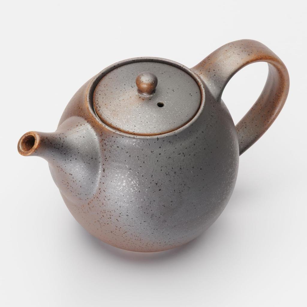 Mino Ware Approximately 500ml Black Shigaraki Made In Teapot, Capacity, Style, Japan, 500-06