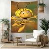 Biene Maja Custom Your Name Wall Decor Tapestry Art For Pet Memorial Birthdaywedding Party Backdrop Family Gift