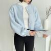 New ArrivalS Open Run Women S Puff Sleeve Fur Autumn Cardigan