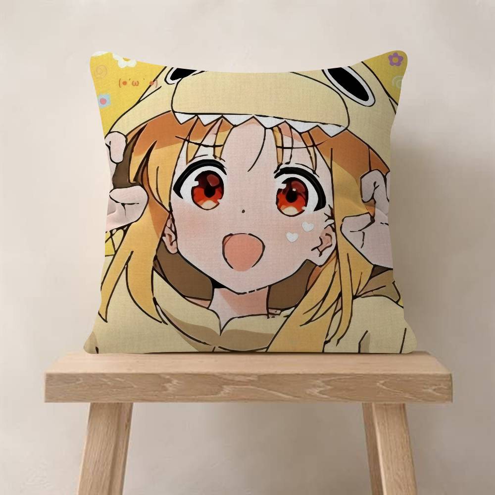 Anime Bocchi The Rock Pillow Cushion Cover Pillowcase Living Room Sofa Home Decor Customized