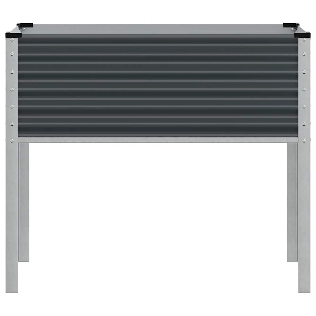 Vidaxl Donica Ogrodowa, Antracytowa, 100X41X90 Cm, Stal
