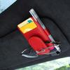 Magnetic Leather Storage Clip Auto Interior Accessory Car Glasses Holder Card Clip Universal Eyeglass Hanger for Visors
