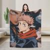 Itadori Yuji Decke Super Weich Warm JJK Anime Überwurfdecken für Wohnzimmer 50x60 Zoll Mehrere Größen Überwürfe Und Decken