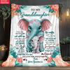 Floral Elephant Print Thin Flannel Blanket for Bedrooms,Living Rooms,Sofas Blankets,Lunch Breaks,blankets Fluffy Custom Blanket