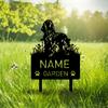 Metal Garden Stake Personalized Dog Memorial Gift Custom Grave Marker Remembrance Decor Sympathy