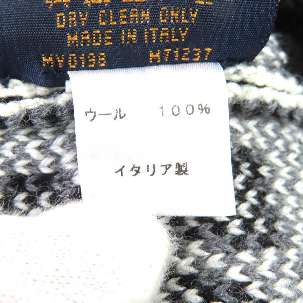 Excellent LOUIS VUITTON Knit Cap Bonnet Louis Logo Knit Beanie Bwool M71237 Used