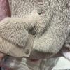 2025 Women Fur Faux Knitted Cardigan Sweater Jacket Korean Style Womens Sweaters Autumn Female Clothes Vinatge Knitwear V Neck Outfits