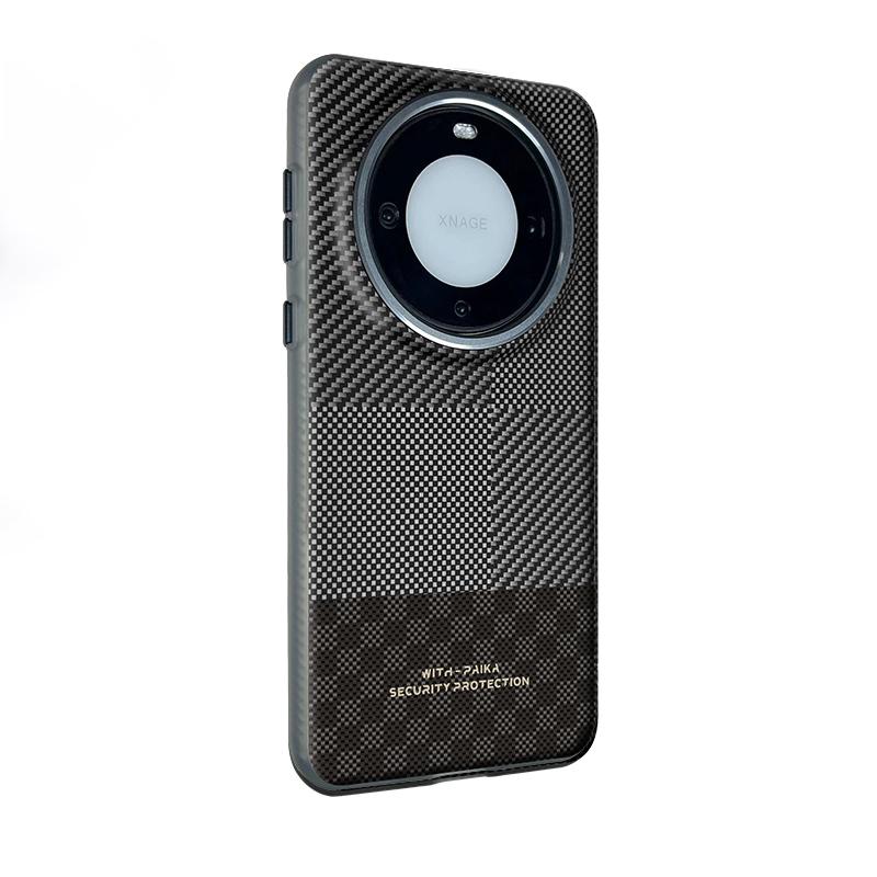 Carbon Fiber Style Case For Huawei Mate 70 Pro and Mate 70 Shockproof Strong Magnetic Magsafe Matte Anti-Fingerprint Case Cover