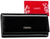Carteira feminina de couro 72401-GBL-4812 Preta