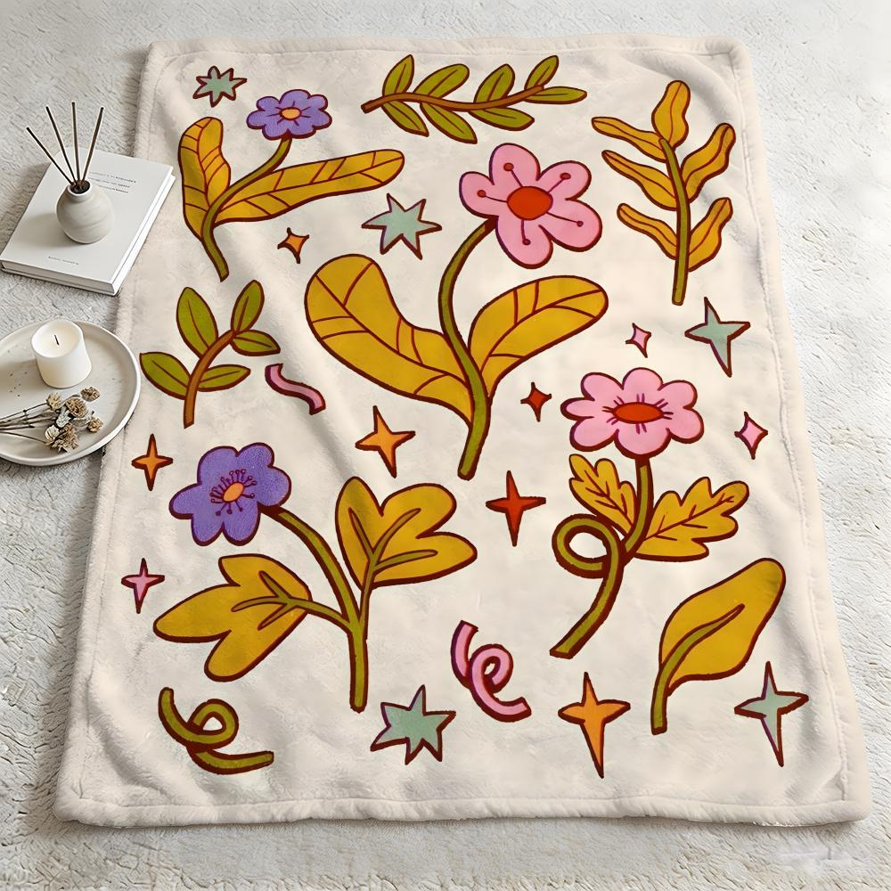 artist JJessica Elenaa Throw Warm Soft Flannel Blanket Multiuse for Sofa Bed Camping Travel Nap