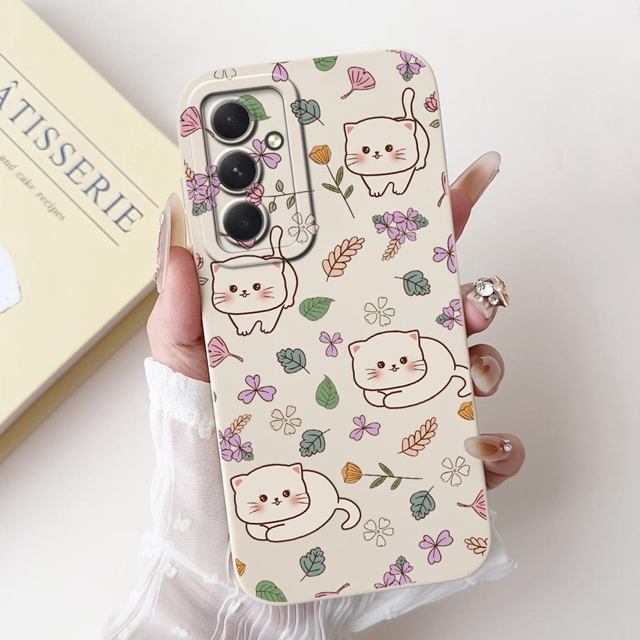For Samsung Galaxy S24 FE Case SM-S721B Cute Fashion Cartoon Cover Soft TPU Phone Case For Samsung S24 FE S24FE Shell 6.7'' Bags