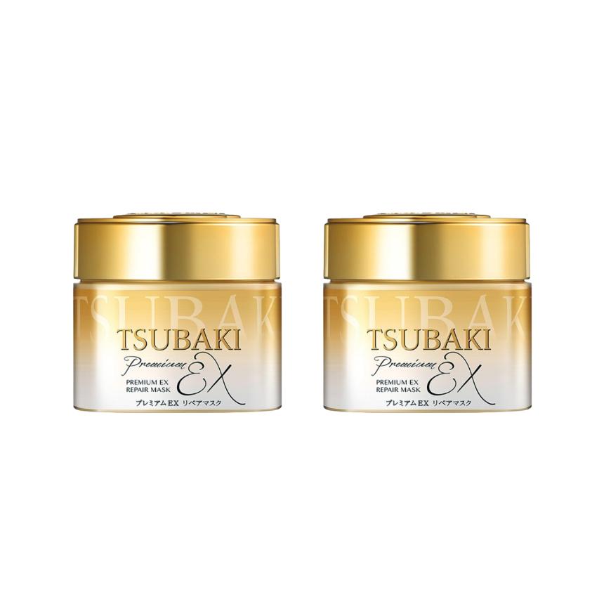 Tsubaki Premium EX Repair Mask 180g OR 180g+150g Refill with Pump (4 Options)