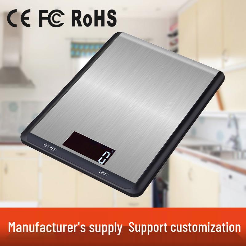 

Цифровые кухонные весы из нержавеющей стали Black 10kg/1g