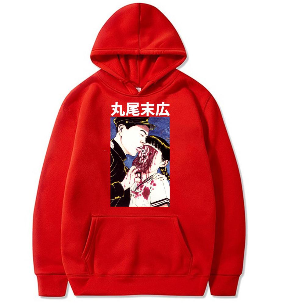 Japanese Comics Maruo Suehiro Hoodie Junji Ito Men's Hoodie Sweatshirt Men Women Fashion Design Pullover Fleece Hoodies