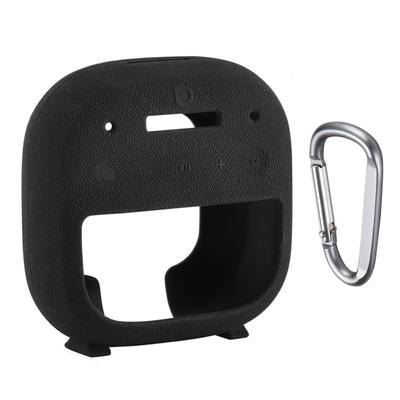 Silicone Case Sleeve with Carabiner Silicone Protective Cover Case for Bose SoundLink Micro 2 BT Speaker