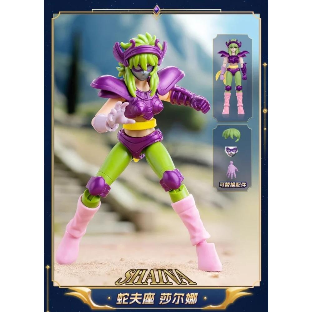 Blokees Saint Seiya Galaxy Version 2 Action Figures Camus Hoyoga Dohko Milo Shiryu Pegasus Nachi Anime Figurines Toys Kids Gifts