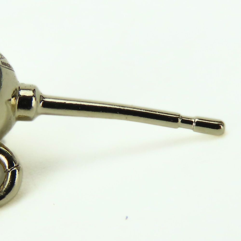 Used CHANEL Pierce COCO Mark metal 6.4g Silver heart